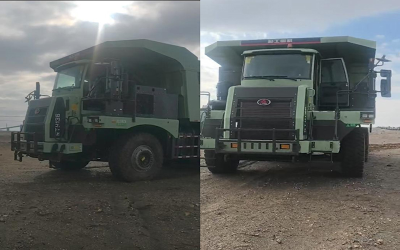 Seven Hybrid Mining Trucks Delivered To Hami, China