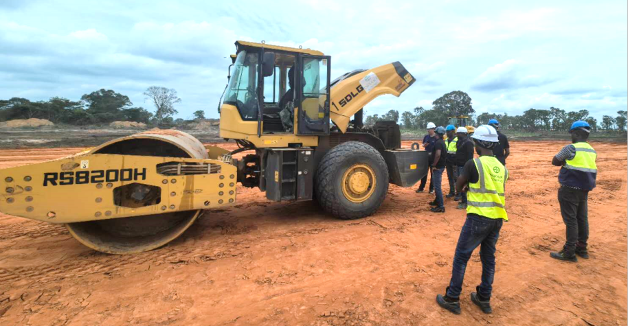 Shandong Lingong's complete set of equipment supports the construction of a mine in Southern Africa