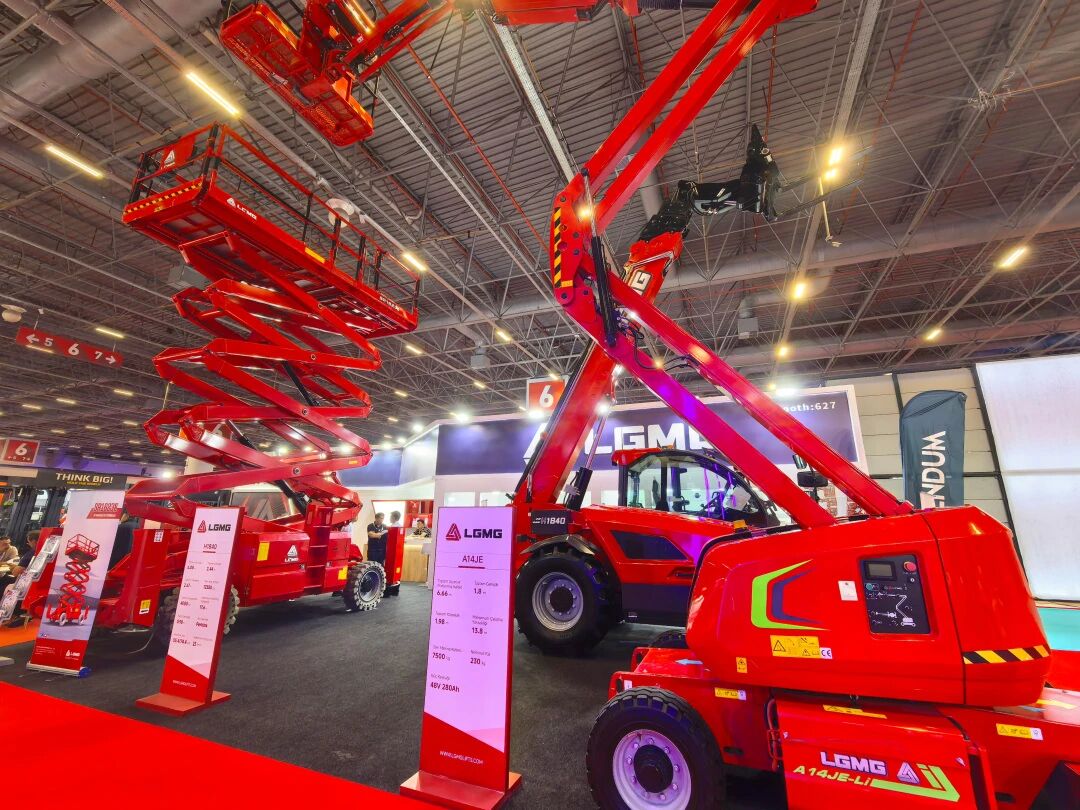 LGMG Shines at KOMATEK Turkey 2026 with Aerial Work Platforms & Forklifts