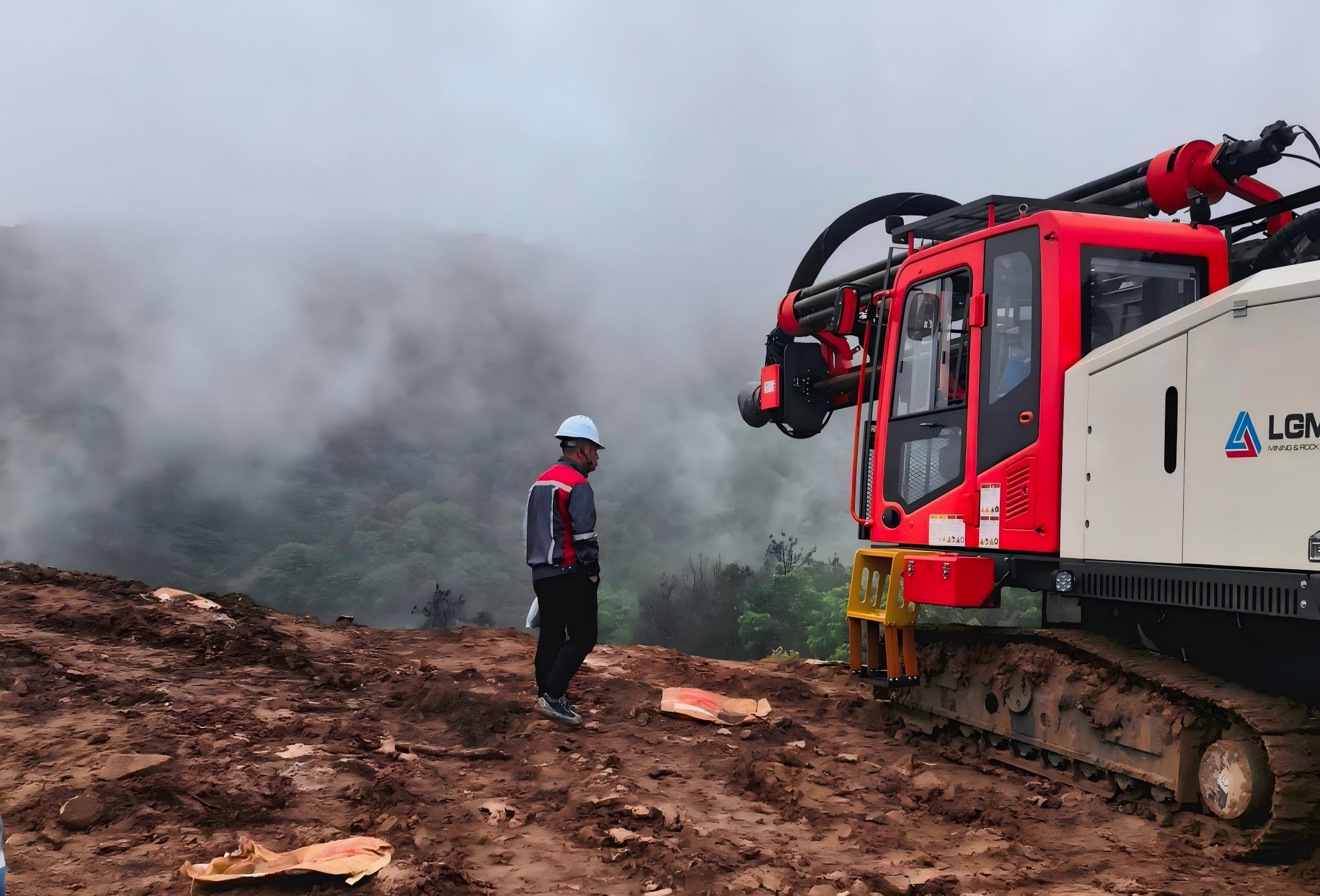 LGMRT SDC150 DTH Drilling Rig Delivered to Wenzhou Customer