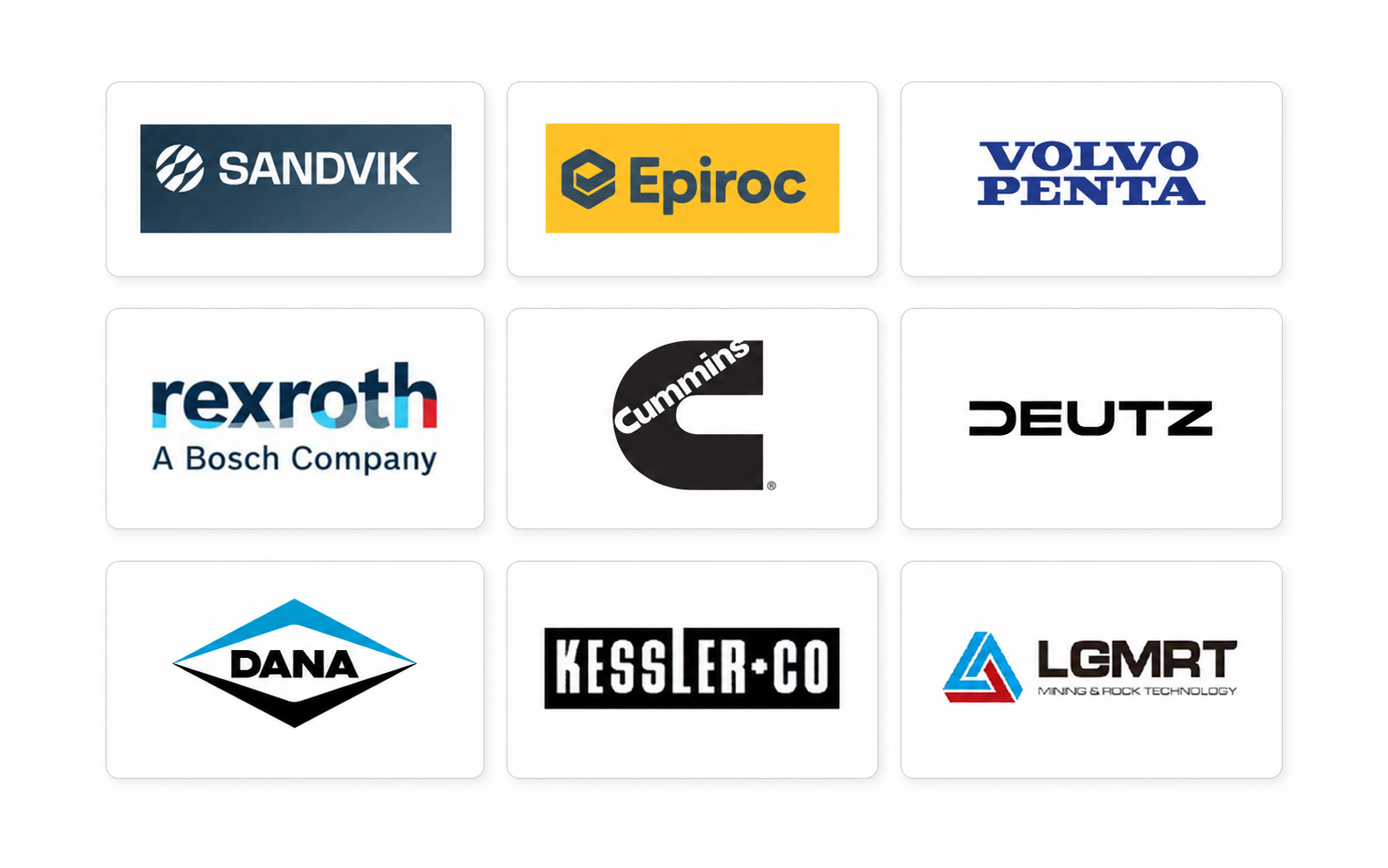 Core  Components for Mining Equipment