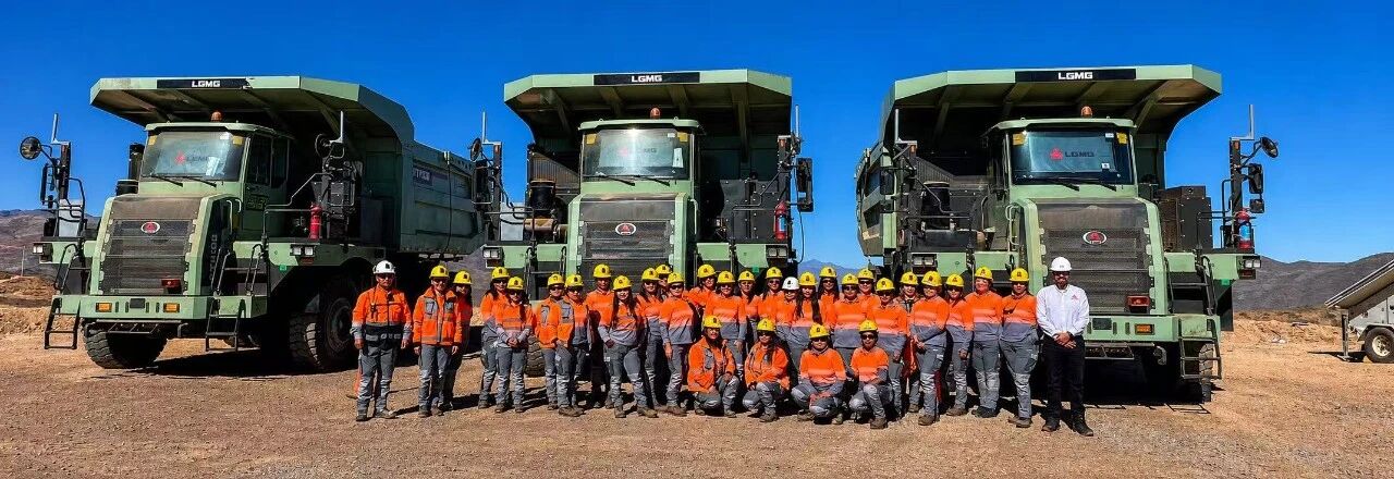 LGMG RTH100 Hybrid Mining Trucks and ME109 Excavators Deployed in South America