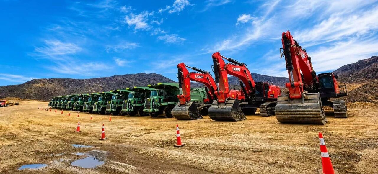LGMG RTH100 Hybrid Mining Trucks and ME109 Excavators Deployed in South America